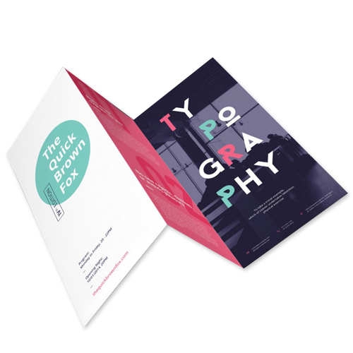 Z-Folded Leaflet
